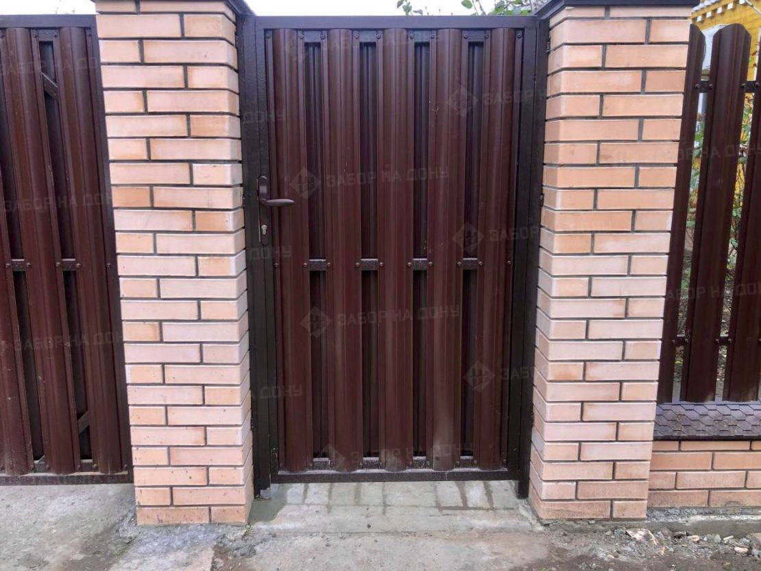 Калитка из евроштакетника  в Можайске